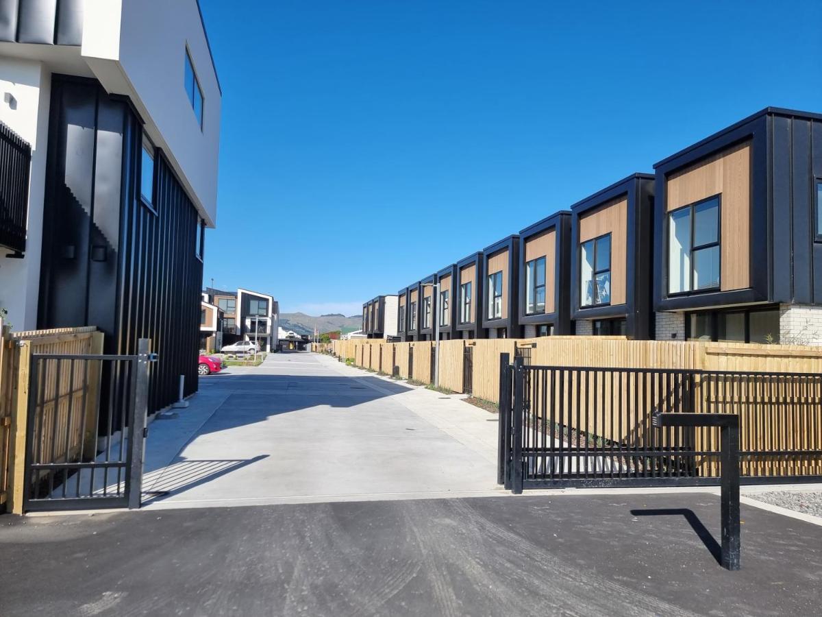 Villa Addington Townhouse With Carpark 8Mins Walk To Hagley Park South Christchurch Esterno foto